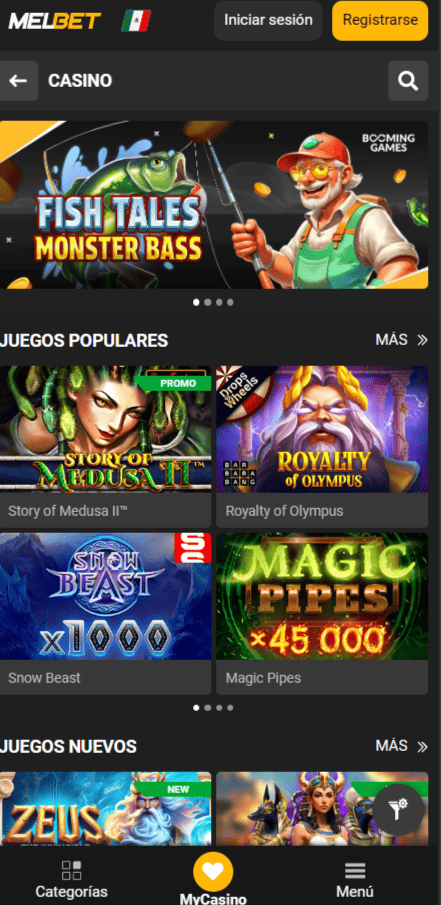 aplicación de Melbet