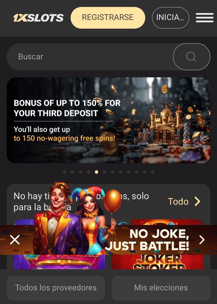 aplicacion 1xslots