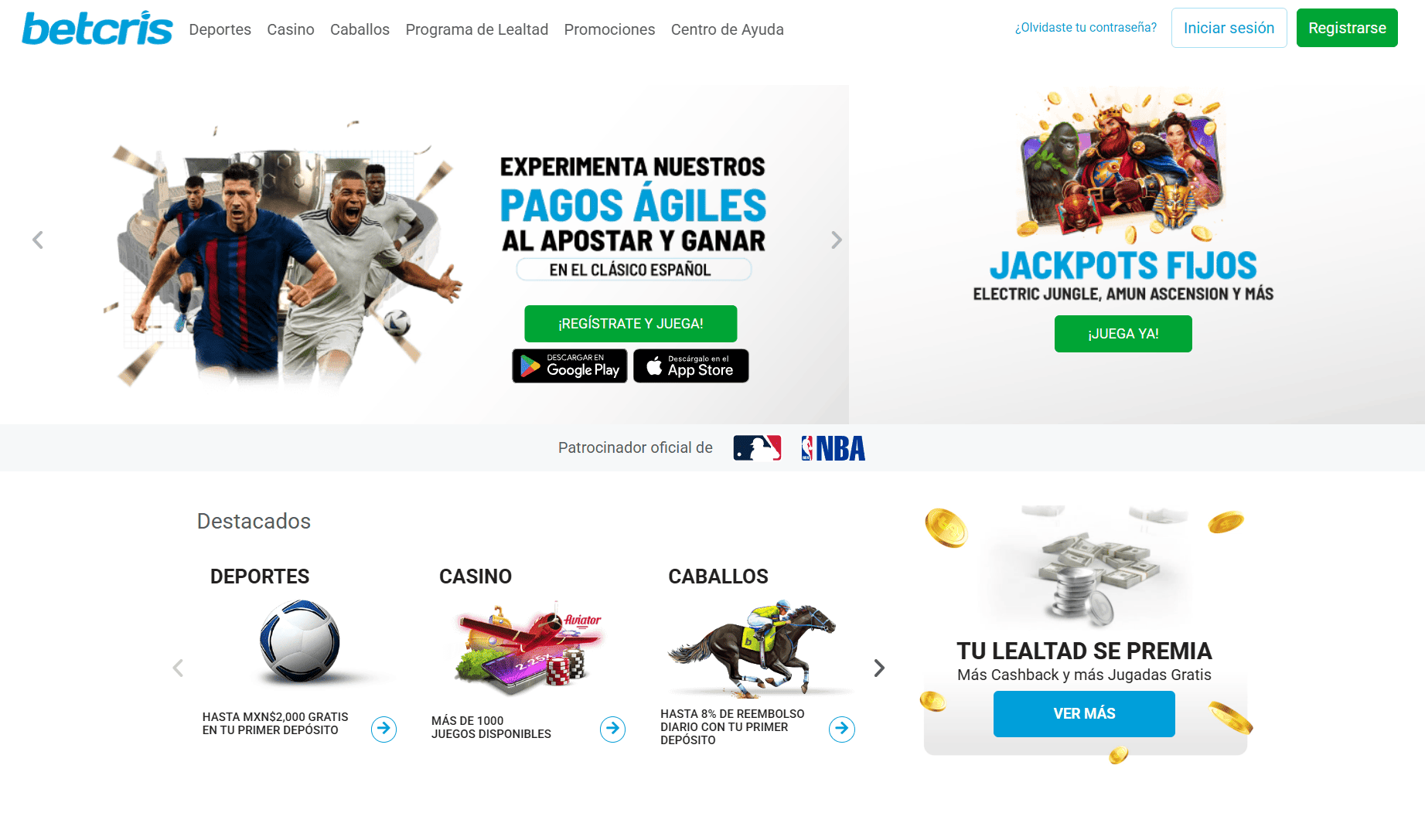 Es confiable apostar en el casino de Betcris México